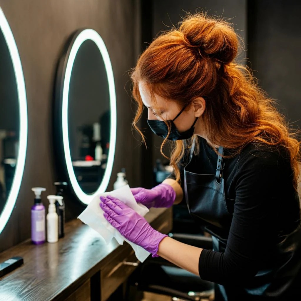 Salon hygiene and management
